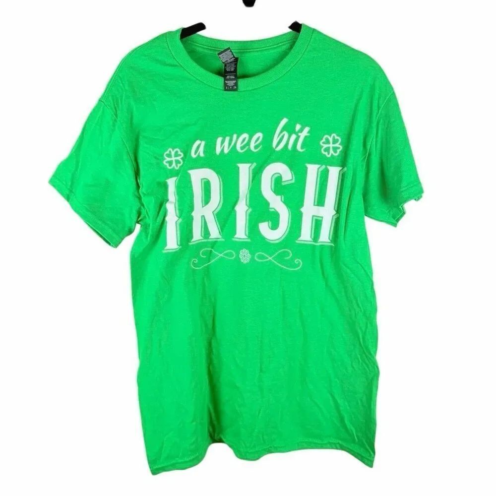 A Wee Bit Irish Green T-shirt- size S